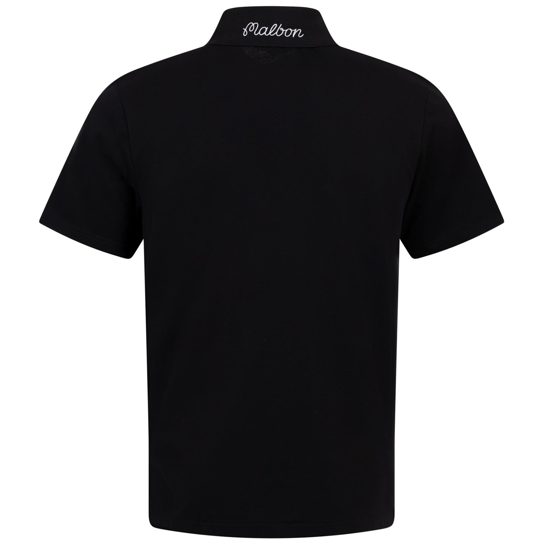 【MALBON】 Tiger Bucket Functional Polo T-Shirt ■MAN Malbon Golf | Tiger Buckets Collection | TRENDYGOLF