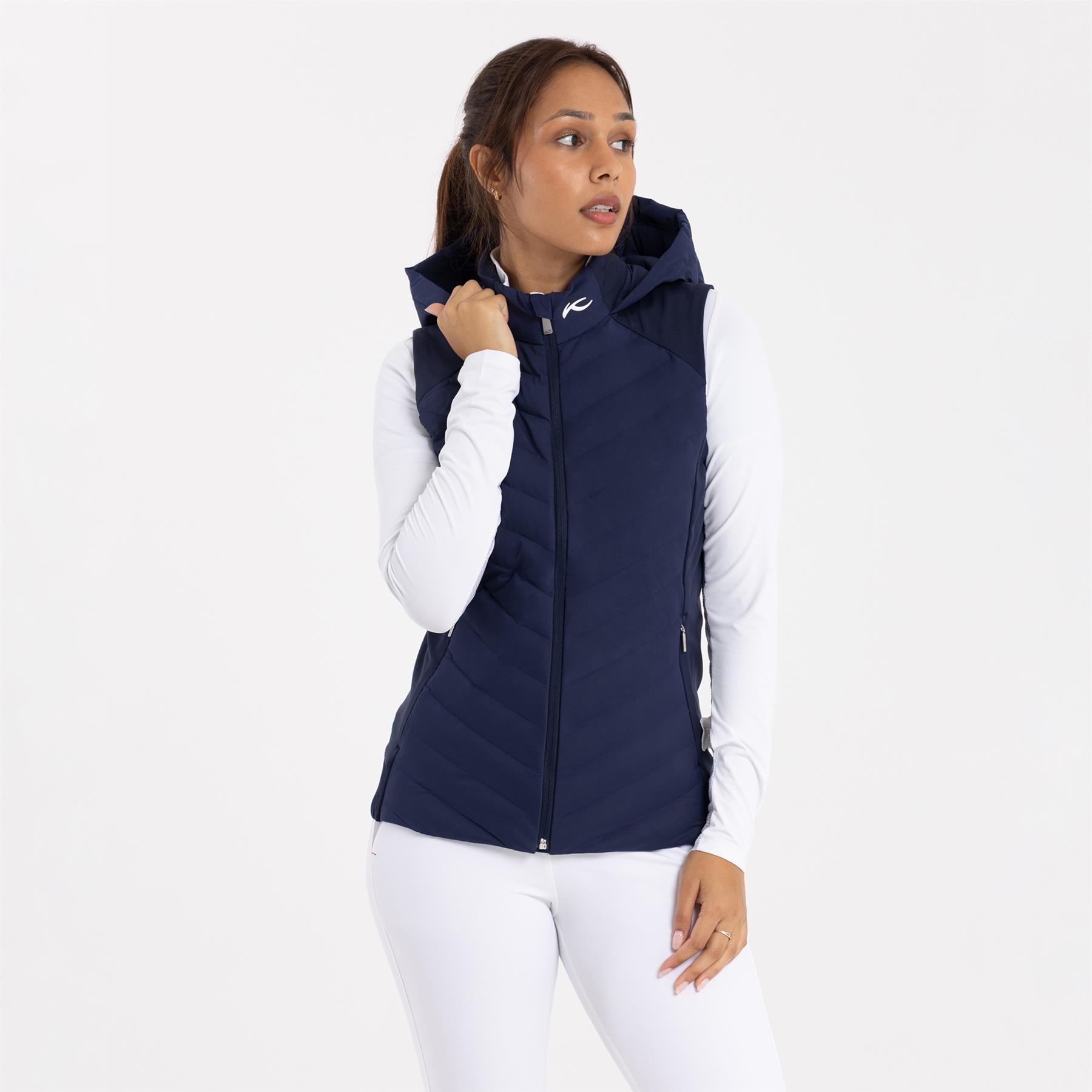 Sundance Hooded Gilet Atlanta Blue