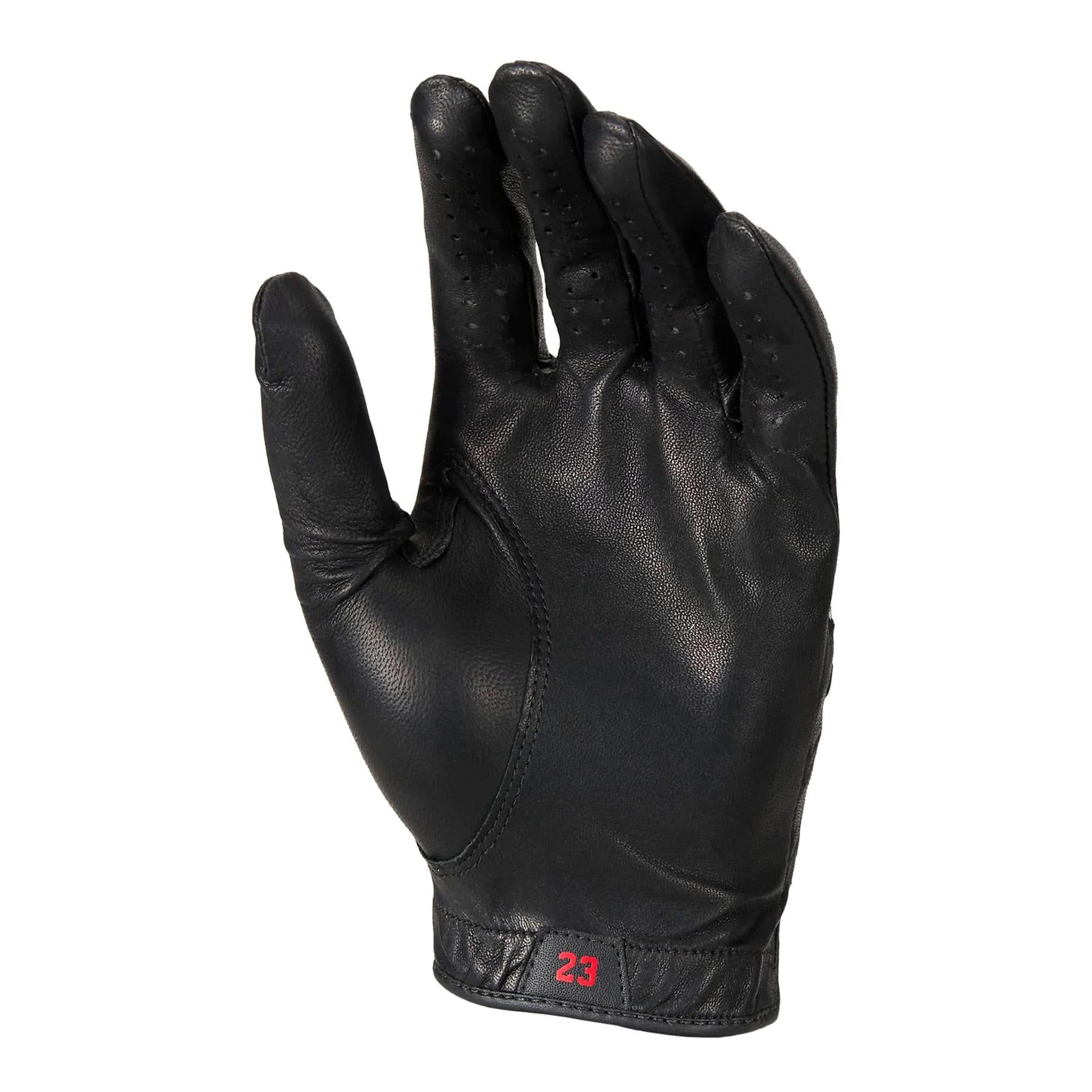 Nike Jordan Tour Left Golf Glove Black/Medium Grey/Fire Red