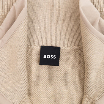 Bart Quarter Zip Sweater Light Beige