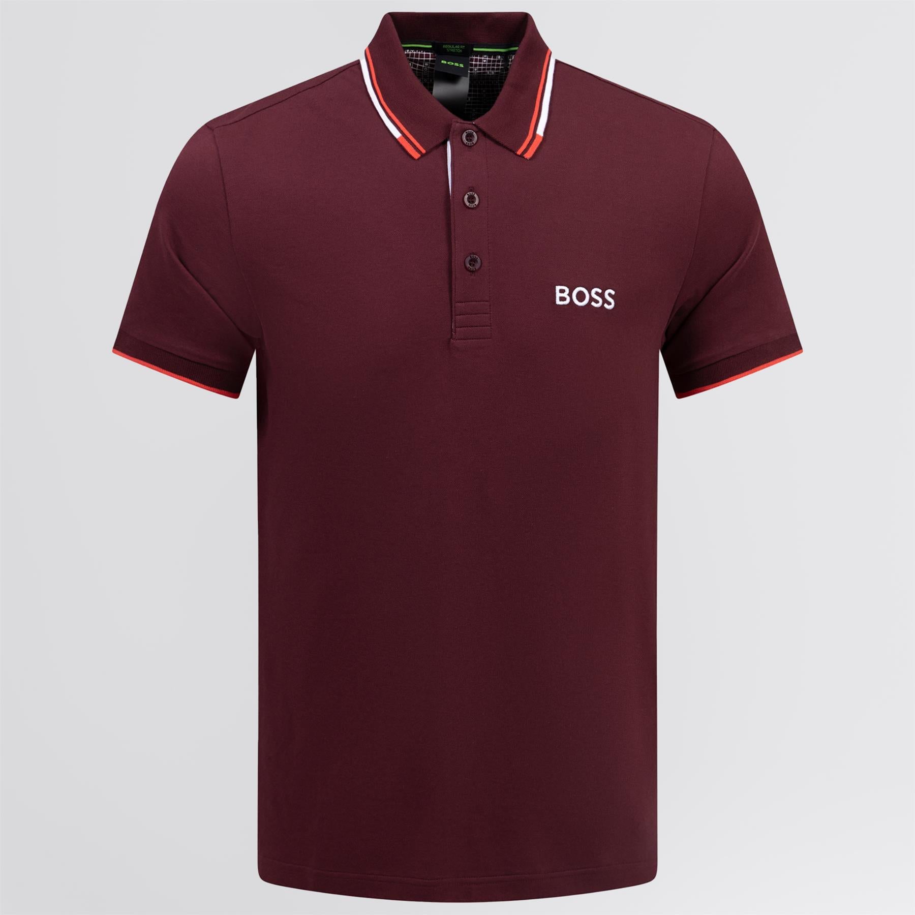 Paddy Pro Cotton Polo Medium Red