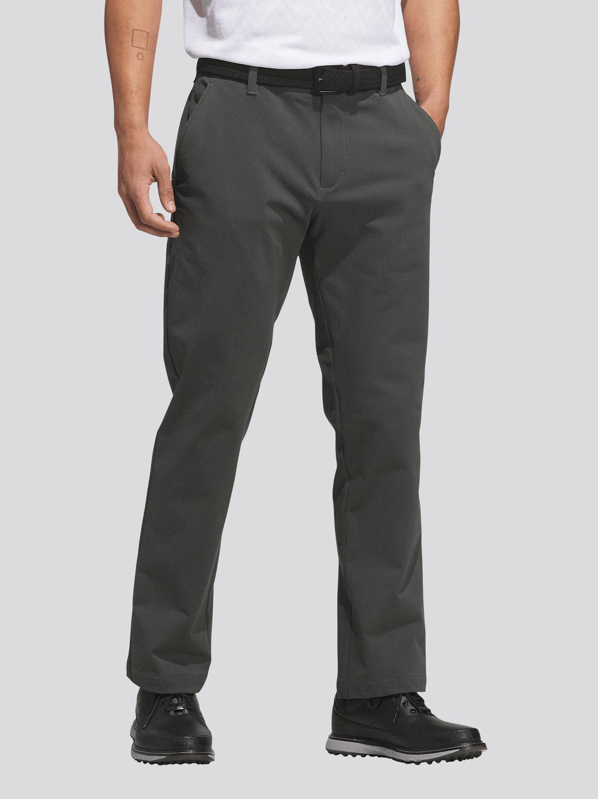 adidas Ultimate365+ Twistknit Climawarm Trousers in Black - main product view