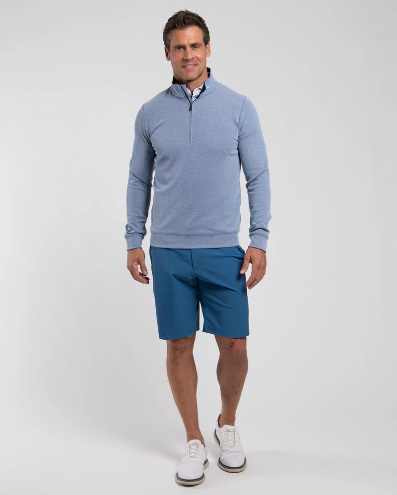 Essentials Half-Zip Vapor Blue/Atlanta Blue