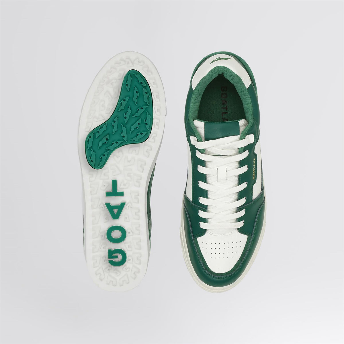 The Contour Collection Golf Shoes Green/White Leather