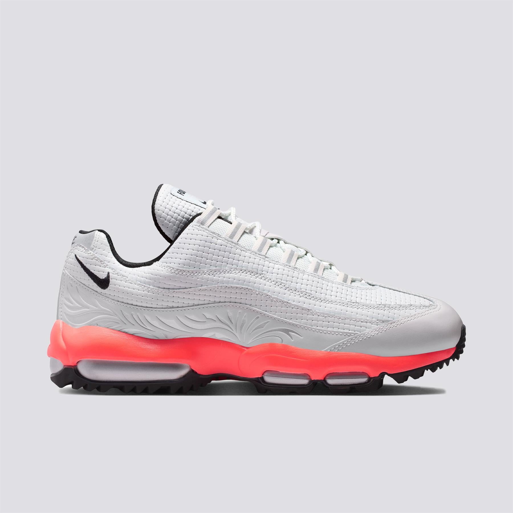 Air Max '95 NRG P26 Spikeless Golf Shoes Off White/Black Hot Lava/Metallic Silver