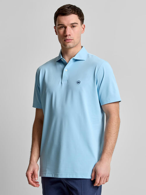 Soul Performance Mesh Polo Blue Frost