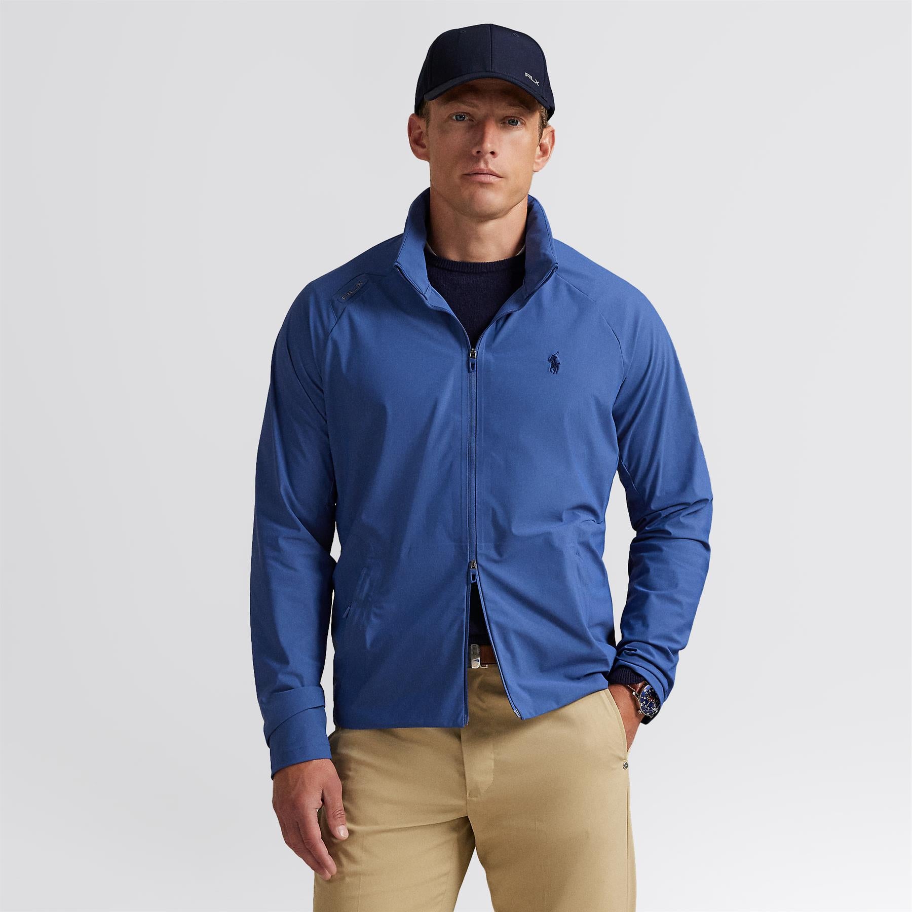 RLX Lightweight Hooded Jacket Old Royal