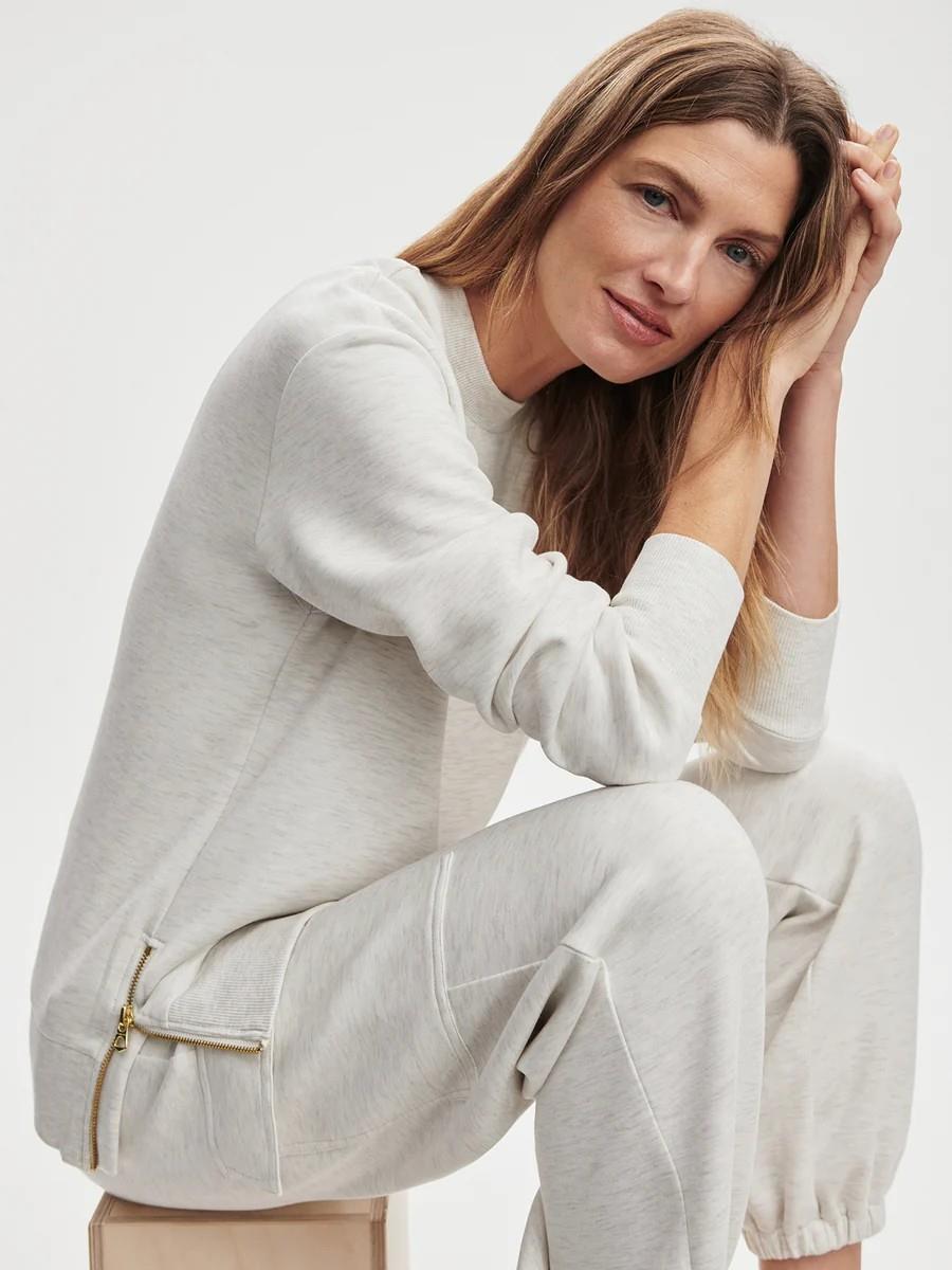 Gabriella Sweat Ivory Marl