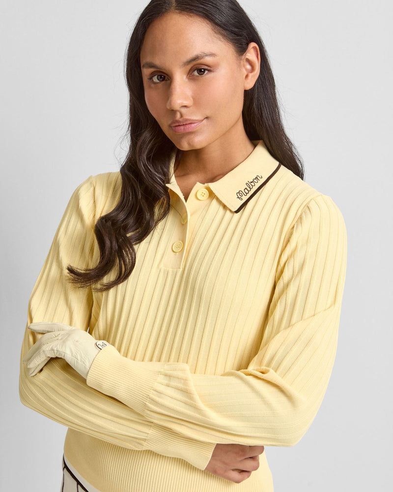 Selma LS Polo Light Yellow