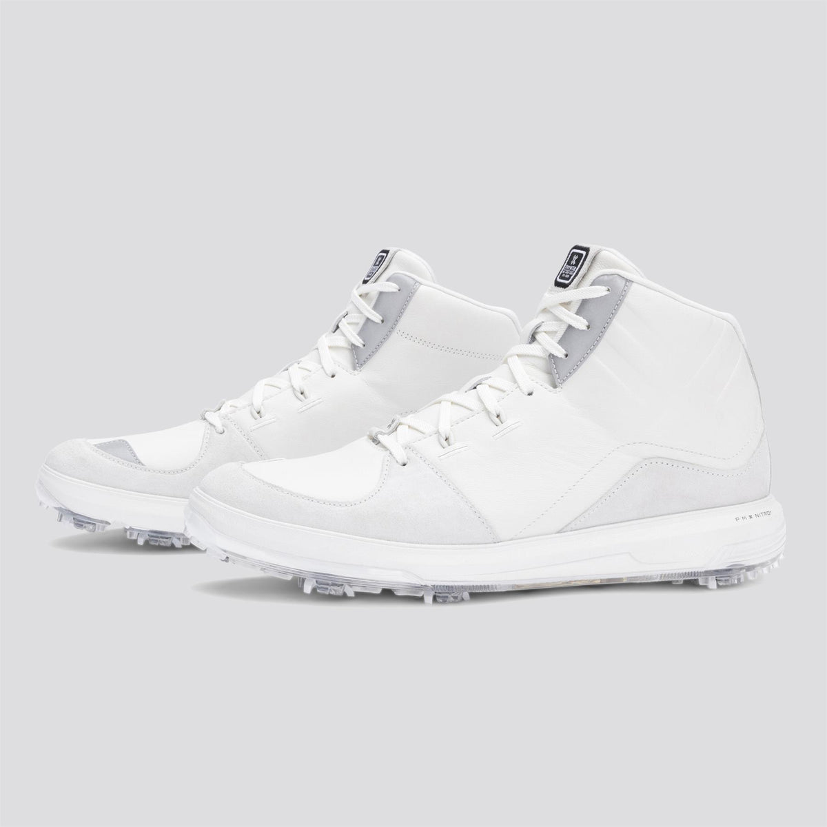 PAYNTR X Sport Mid LE RS Spiked Golf Shoes White/Black/Metallic Silver