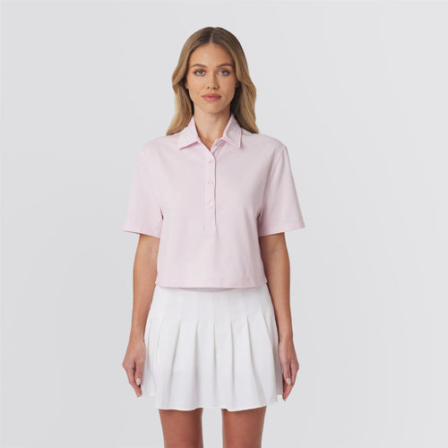Morgan Athletic Polo Petal Pink