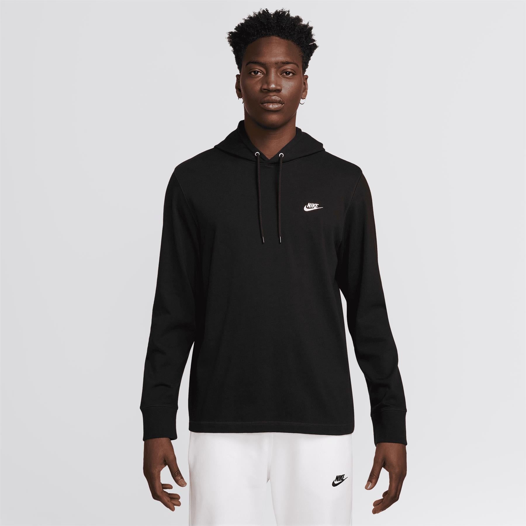 Golf Club Knit Hoodie Black/White