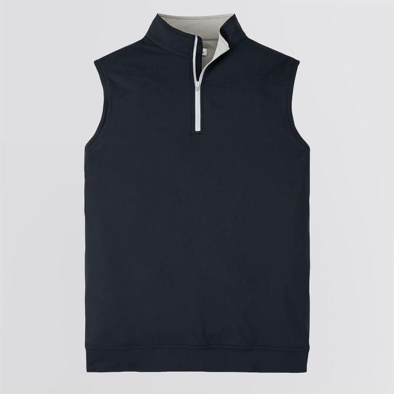 Galway Stretch Loop TY Quarter Zip Vest Black