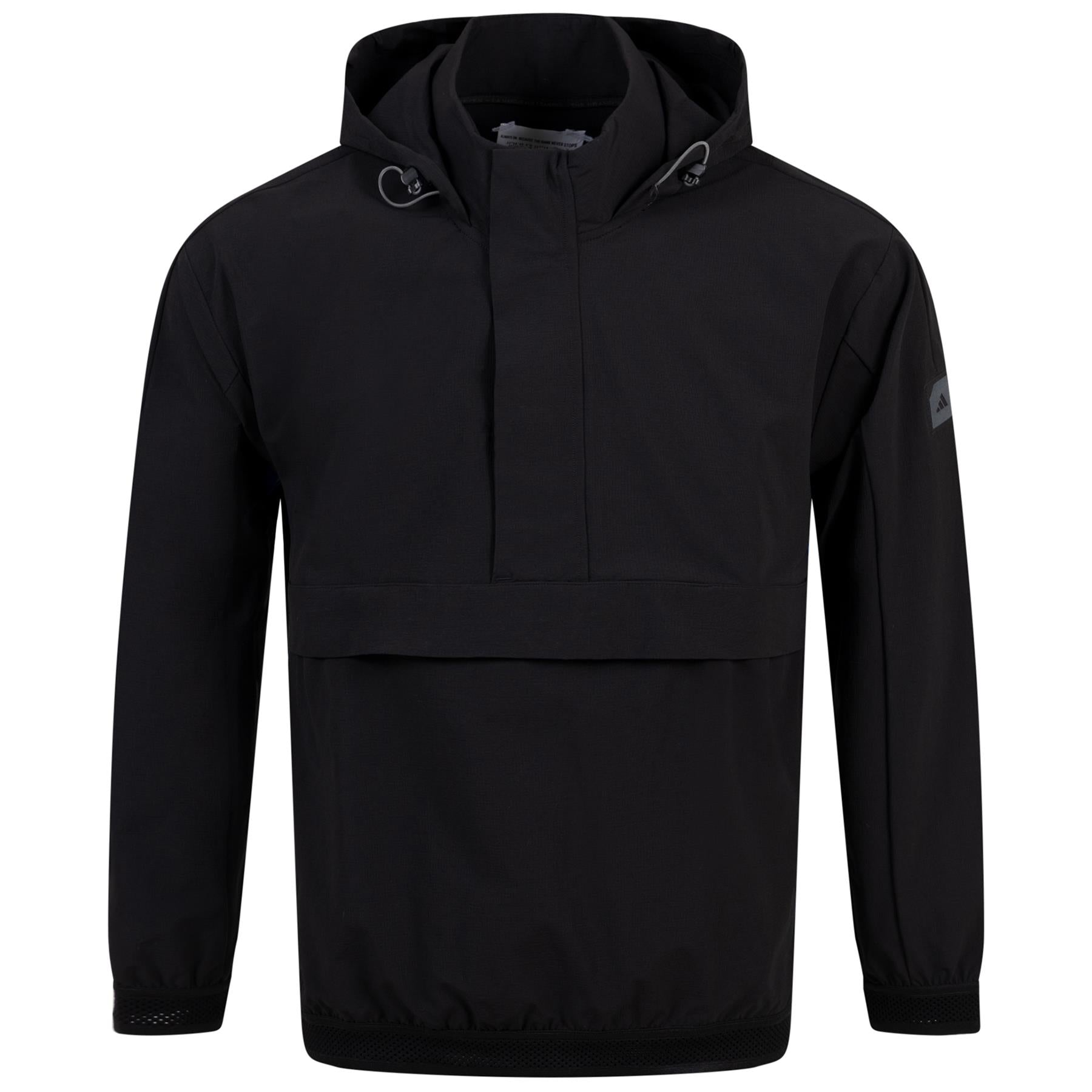 Adicross Anorak Lightweight Jacket Black SS24 TRENDYGOLF UK