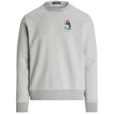 RLX Bear Classic Fit Cotton Crew Neck Andover Heather - AW24