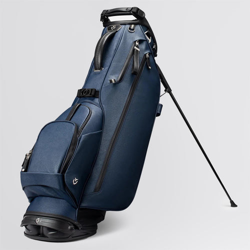 Lux Stand Bag Crosshatch Navy