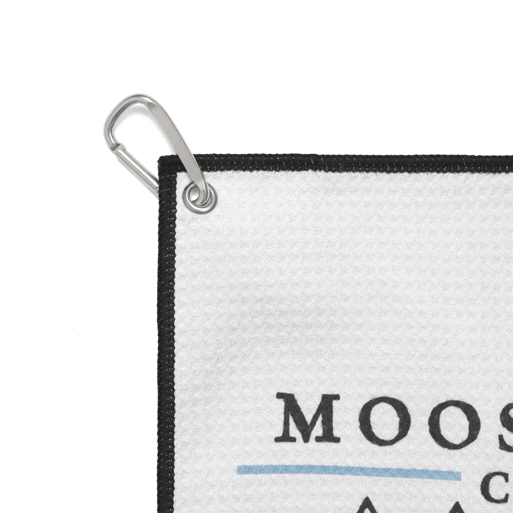 Malbon Golf Moose Golf Towel White | TRENDYGOLF UK