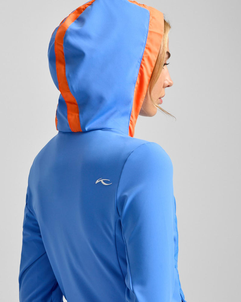 Retention Hooded Hybrid Jacket Yonder/Papaya Glow