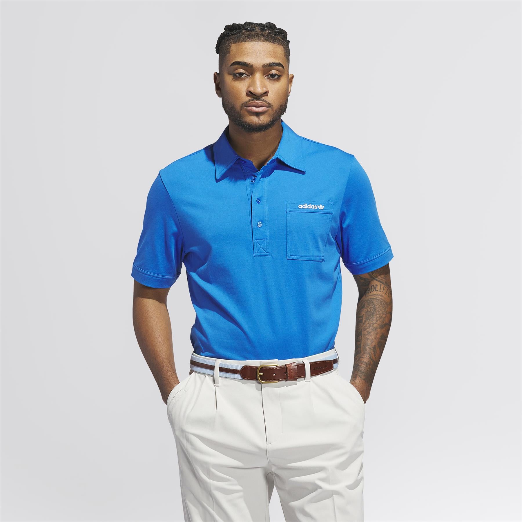 Archive Pocket Polo Bluebird