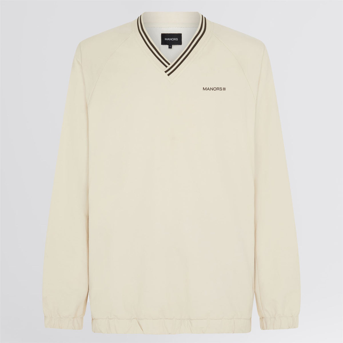 V-Neck Pullover Windbreaker Ivory