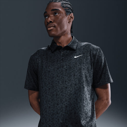 Dri-FIT Tour POA Printed Polo Anthracite/White