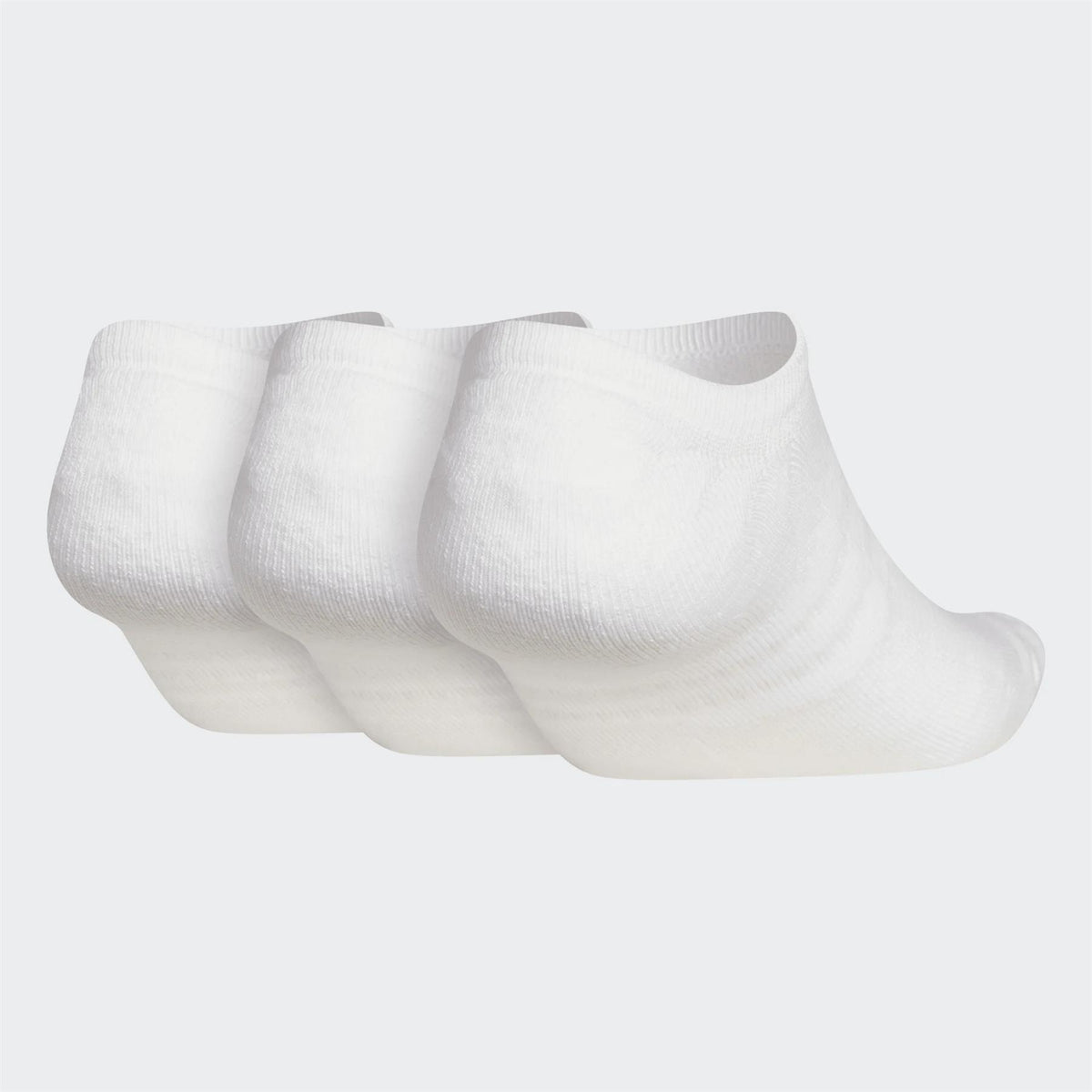 Performance 3 Pack No Show Socks White