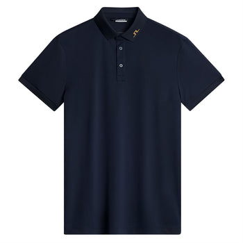 J.Lindeberg KV Print Regular Fit Polo Tour Tiger Brown | TRENDYGOLF UK