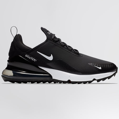 Air Max 270 Golf Shoes Black/White/Hot Punch