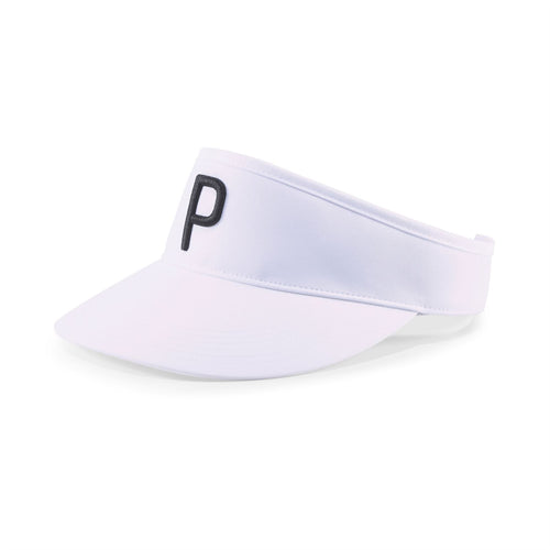 P Visor Adj Bright White/Puma Black - AW24