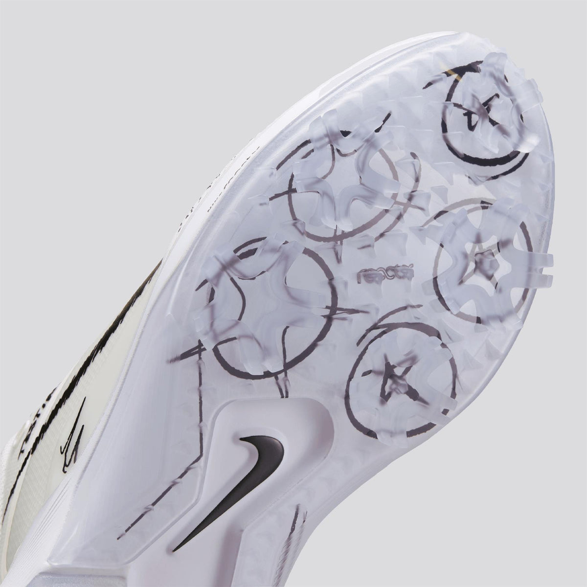 Nike Pegasus 1 Spiked Blueprint Spiked Golf Shoes - heel view