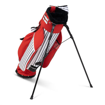 Classic Stand Bag Red Pinstripe
