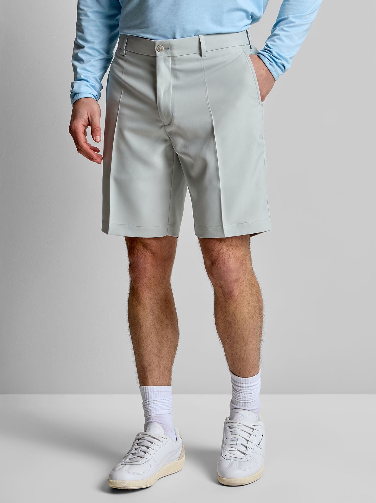 Salem Performance Classic Fit Shorts British Grey