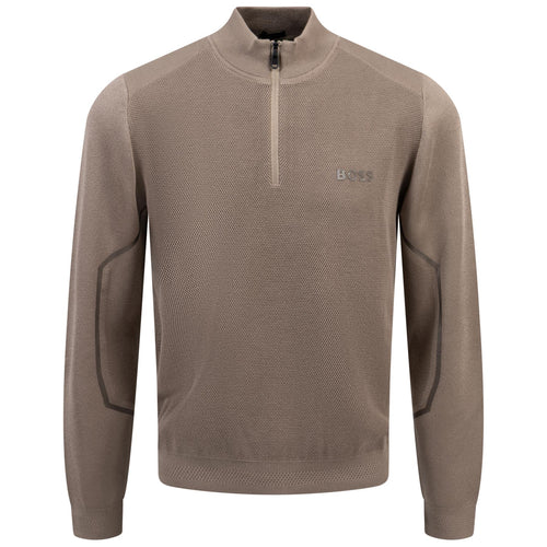 Zhine Quarter Zip Mid Layer Light Green - W24