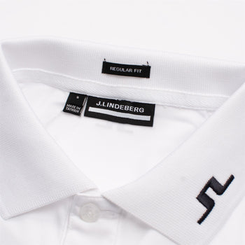 Heath Regular Fit TX Jersey Polo White