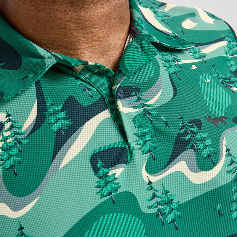 AOP Golf Course Polo Green