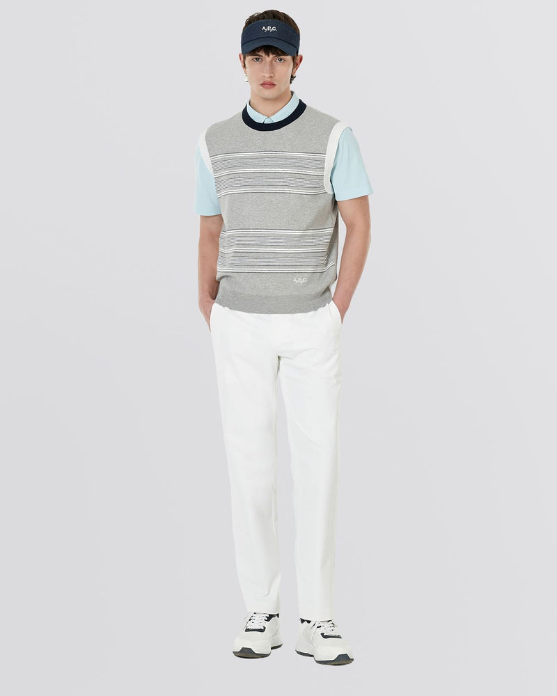 Sacha Knit Sweater Vest Grey