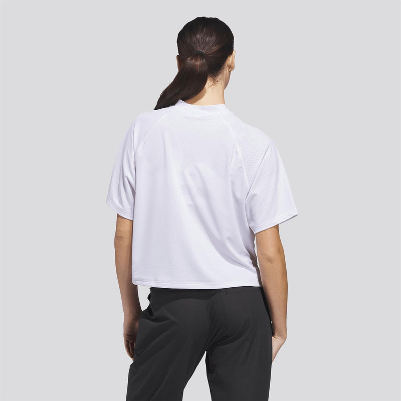 Beyond The Course Climacool Loose V-Neck Top White