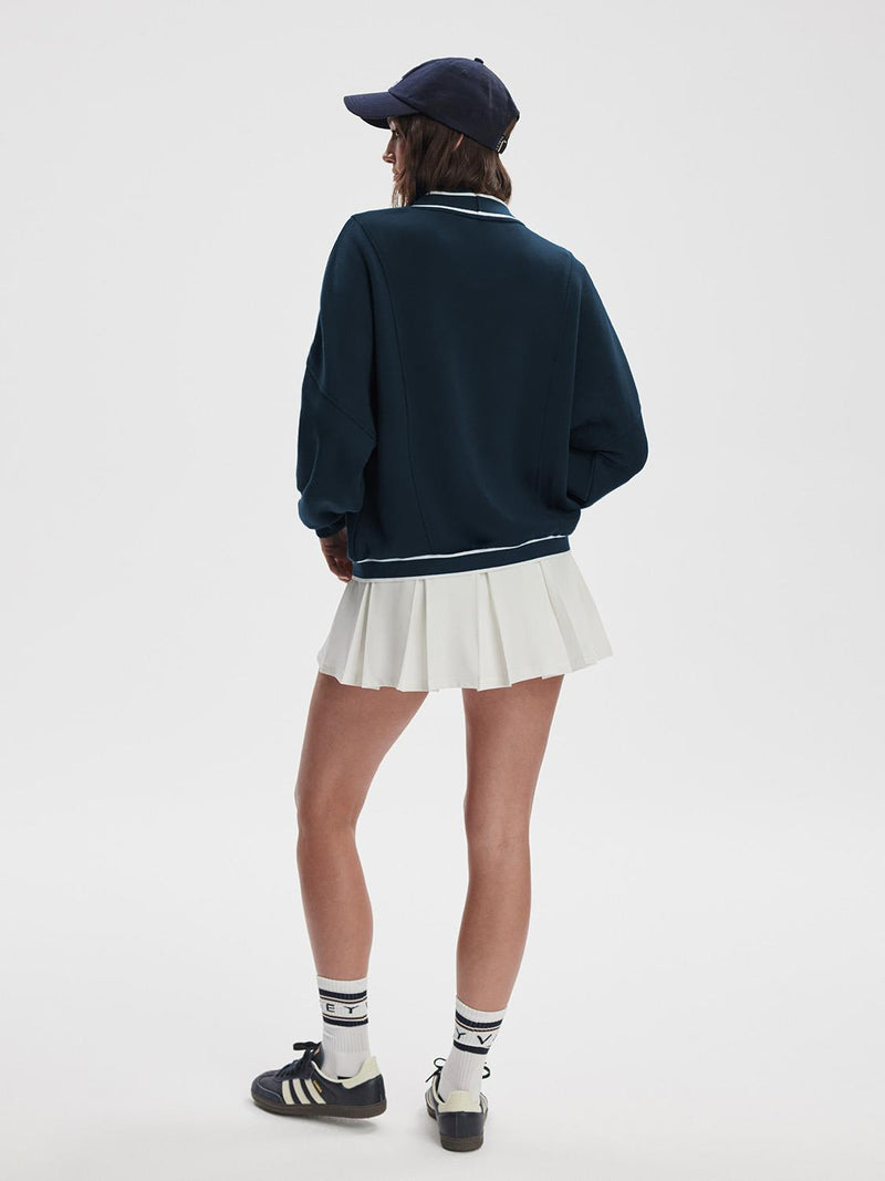 Decker Off Court Cardigan Navy