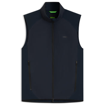 Putt Full Zip Gilet Dark Blue