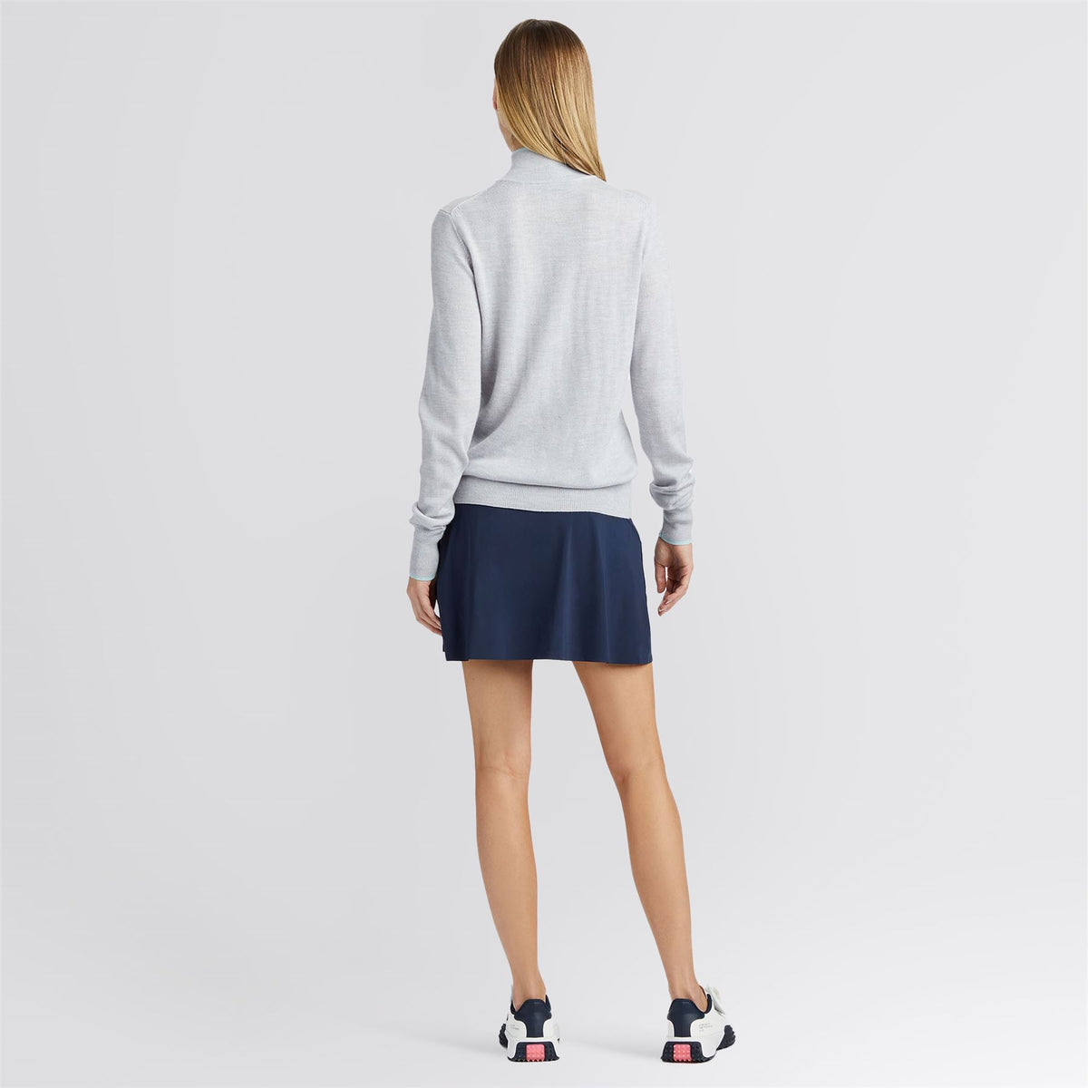 Silky Tech Nylon A-Line Skort Twilight