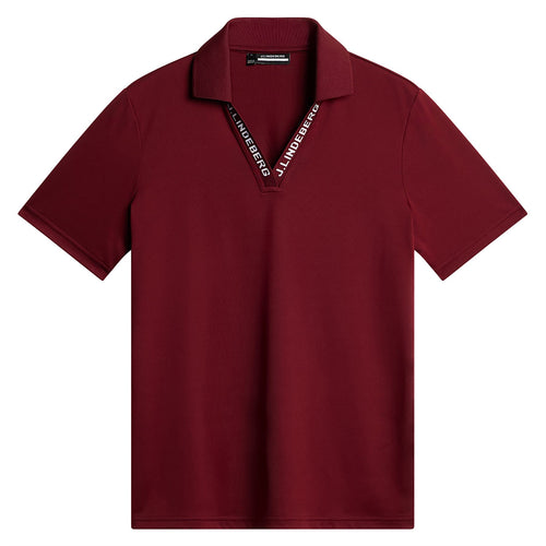 Womens Lorde Soft TX Jersey Polo Cabernet - AW24