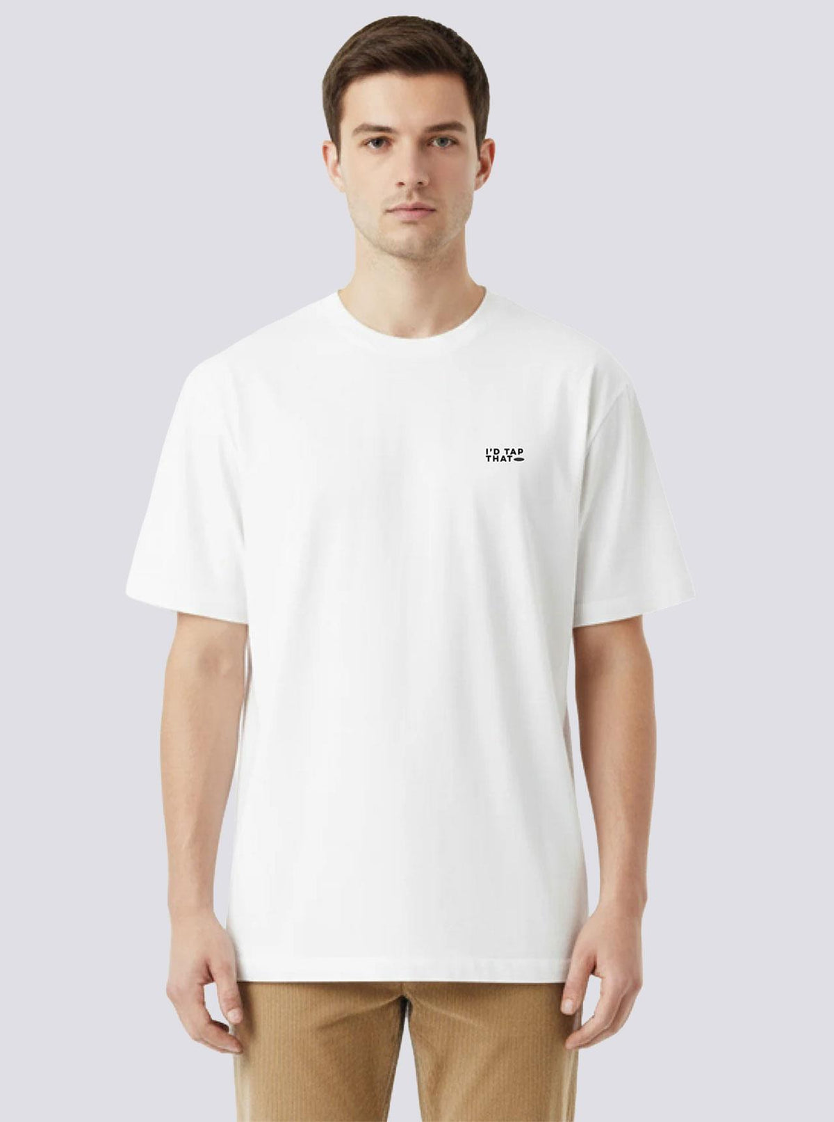 The "I'd Tap That" T-Shirt White/Green