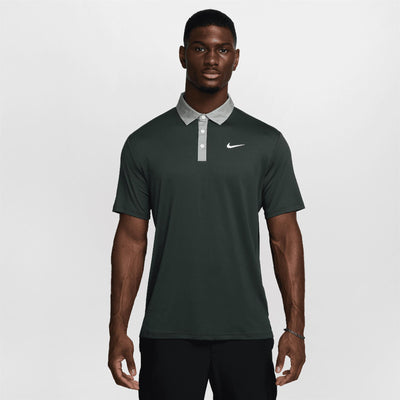 Dri-FIT Tour Contrast Polo Night Forest/Clay Green/Pale Ivory