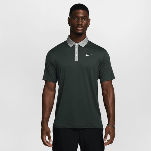 Dri-FIT Tour Contrast Polo Night Forest/Clay Green/Pale Ivory