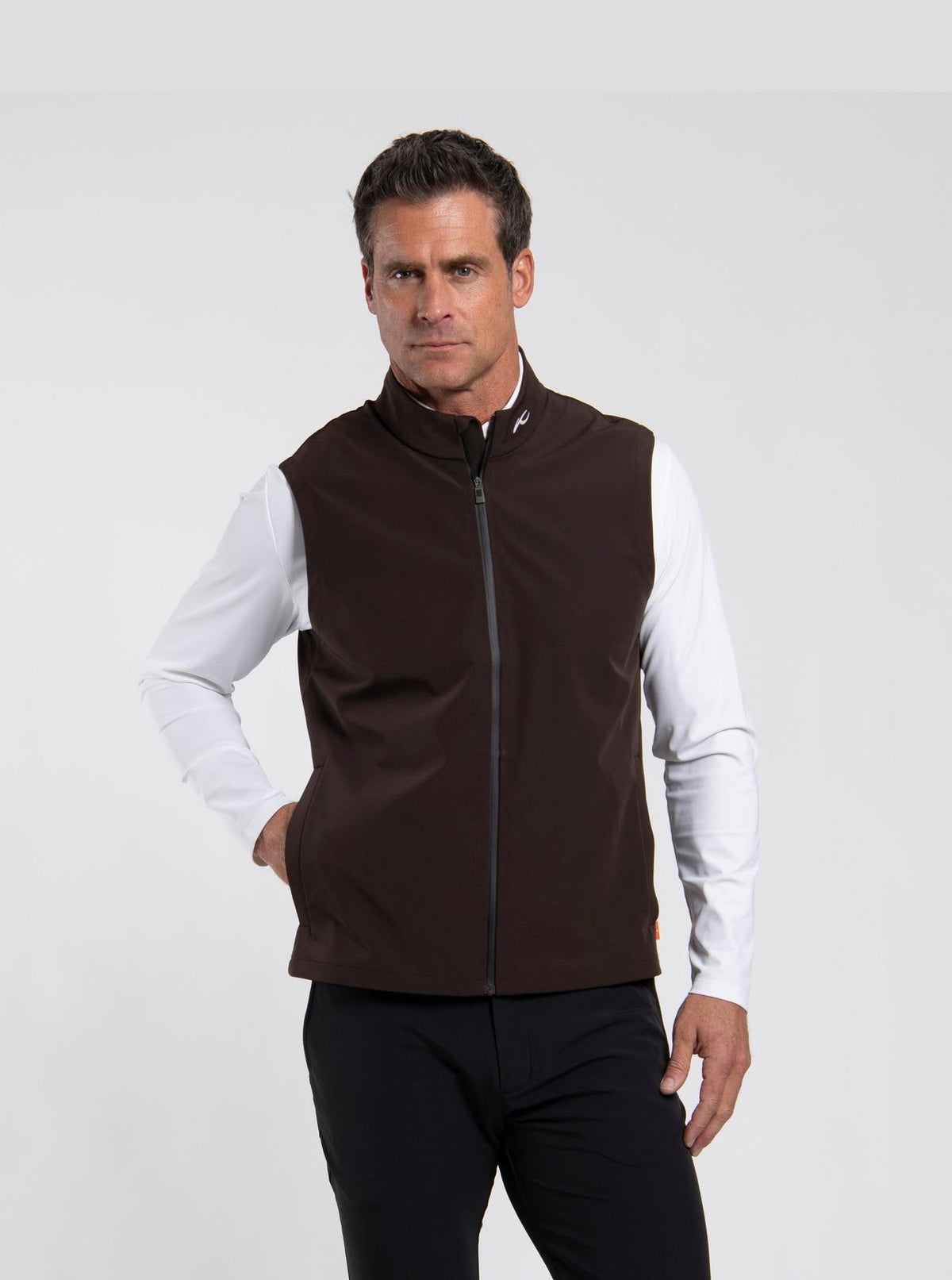 Downswing Wind Vest Espresso