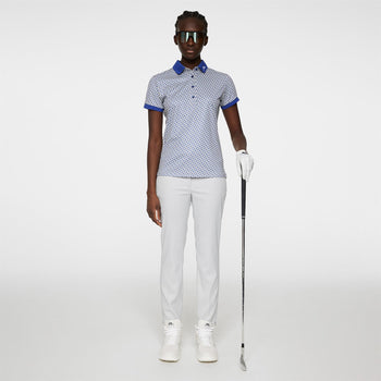 Tour Tech TX Jersey Print Polo Geo Moonbeam