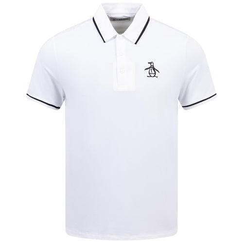 Heritage Oversize Pete Logo Polo Bright White - SS24