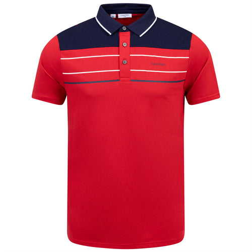 Eagle Cotton Blend Polo Red - SS24