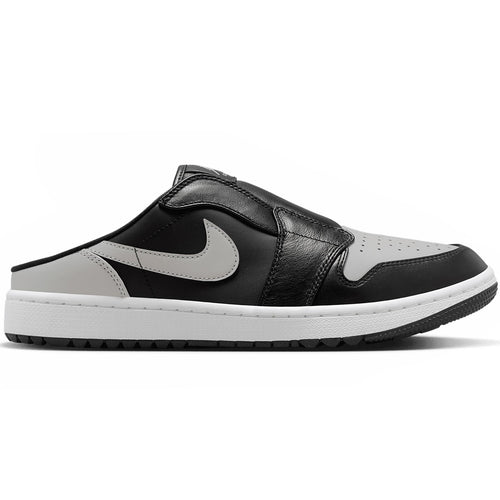 Air Jordan 1 Mule Golf Shoes Black/Medium Grey - W24