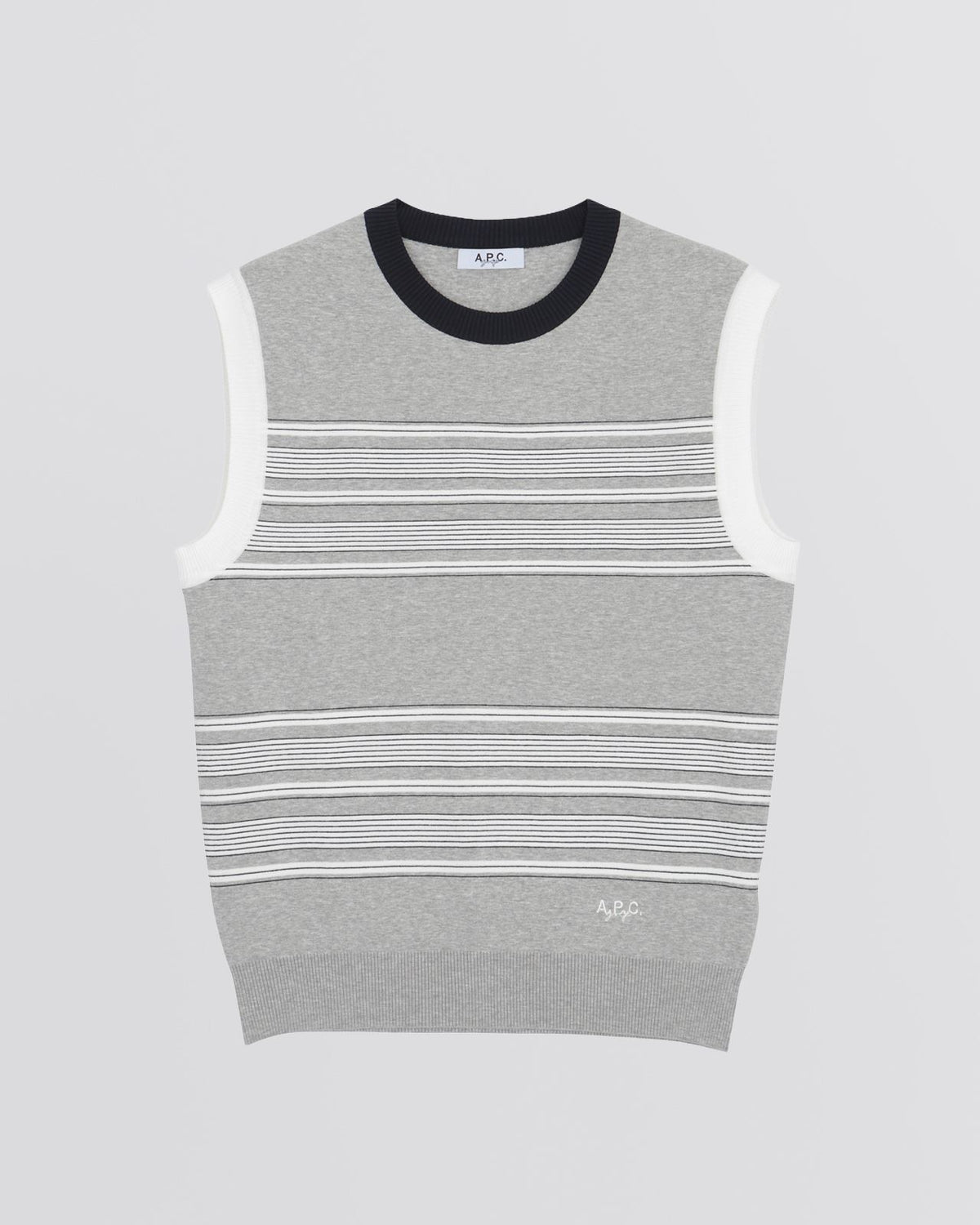 Sacha Knit Sweater Vest Grey